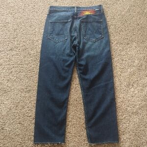 MOTHER The Tomcat Ankle Sunburst Embroidery 28 Rare!